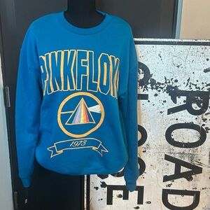 Pink Floyd Vibrant Blue Crewneck Sweater